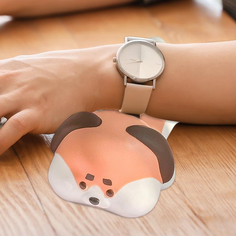 Supporto per Polso del Computer Forma di Animale Pad per Polso Portatile Imbottito in Schiuma con Design Confortevole per Ufficio Gamer Viaggio Letto