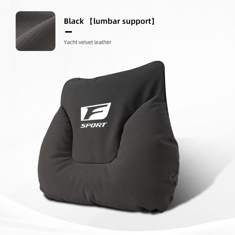 AABGC1 Lexus Car Interior Seat Suede leather Bull Horn Headrest For Lexus F SPORT ES RX NX LS UX LM LX GX LC RZ IS CT GS RC HS SC LBX