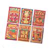 6Pcs Cartoon Lucky Red Pocket Thickened New Year Red Packet 2025 Red Envelope Bag  Spring Festival