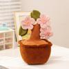 Roses Tulips Peach Blossoms Lotus Flowers Plush Potted Plant Toy For Gift Kids