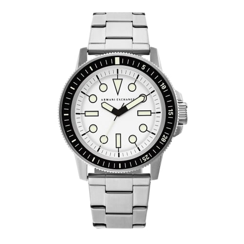 

Armani Exchange Three-Hand Stainless Steel Watch
