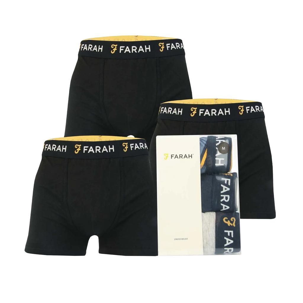 Farah Herren Saginaw Boxershorts (Packung mit 3)