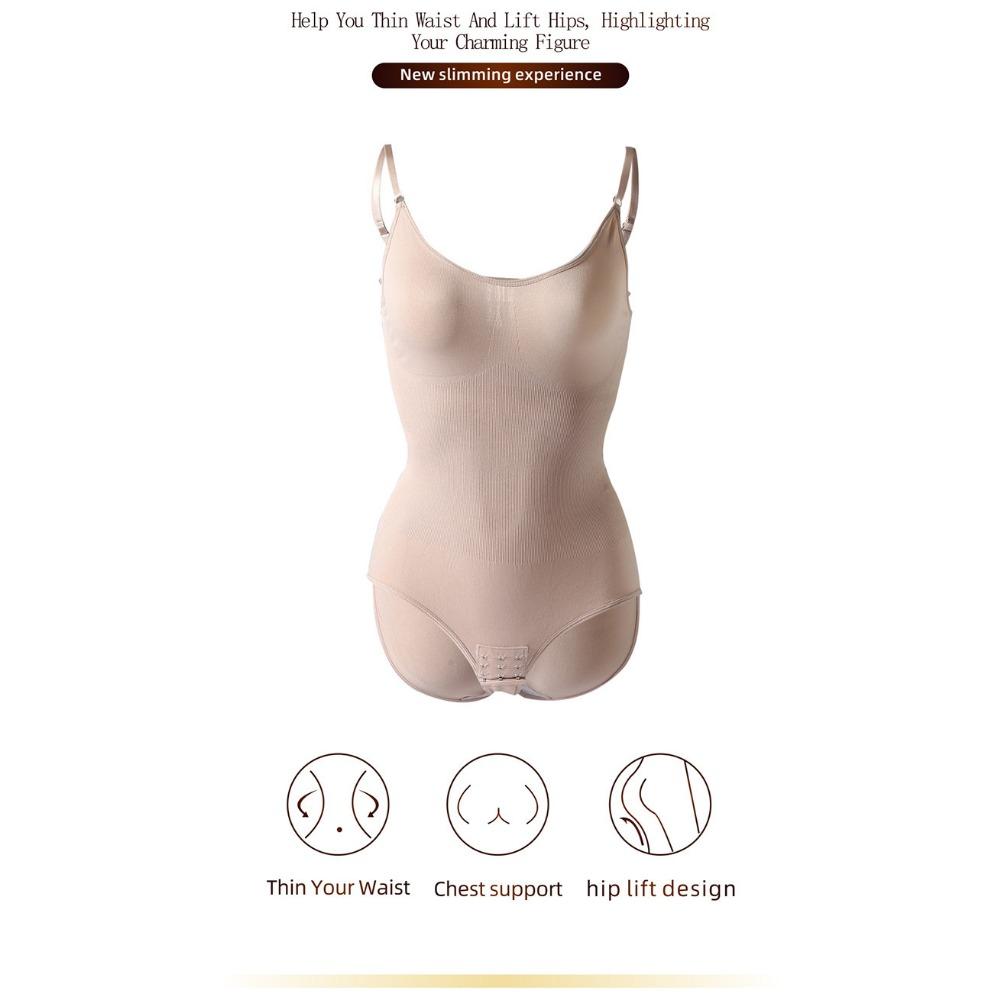 Nahtloser Shapewear-Body, Bauchsteuerkorsett, Damen-Ganzkörperformer, Tanga, bequeme Bauchunterwäsche zum Abnehmen