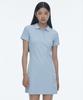 MUSINSA STANDARD WOMAN [Cooltandard] Women'S Pique Polo Dress [Pastel Blue]