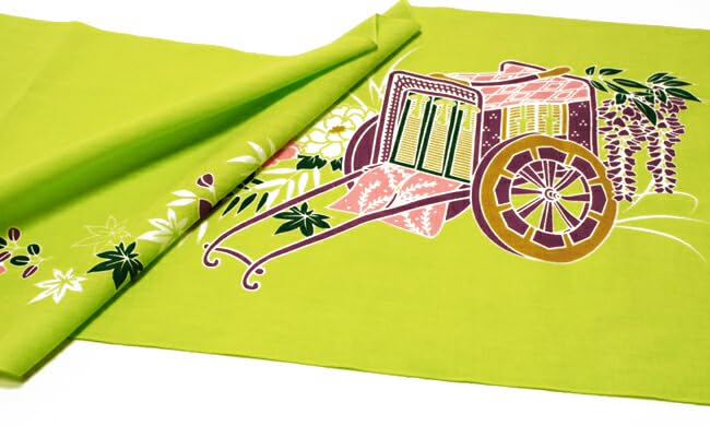 Färben Anbo Handtuch Echtes gefärbtes Baumwoll Tokuoka Hergestellt in Japan 35cm x 100cm "Goshoguruma" 100%