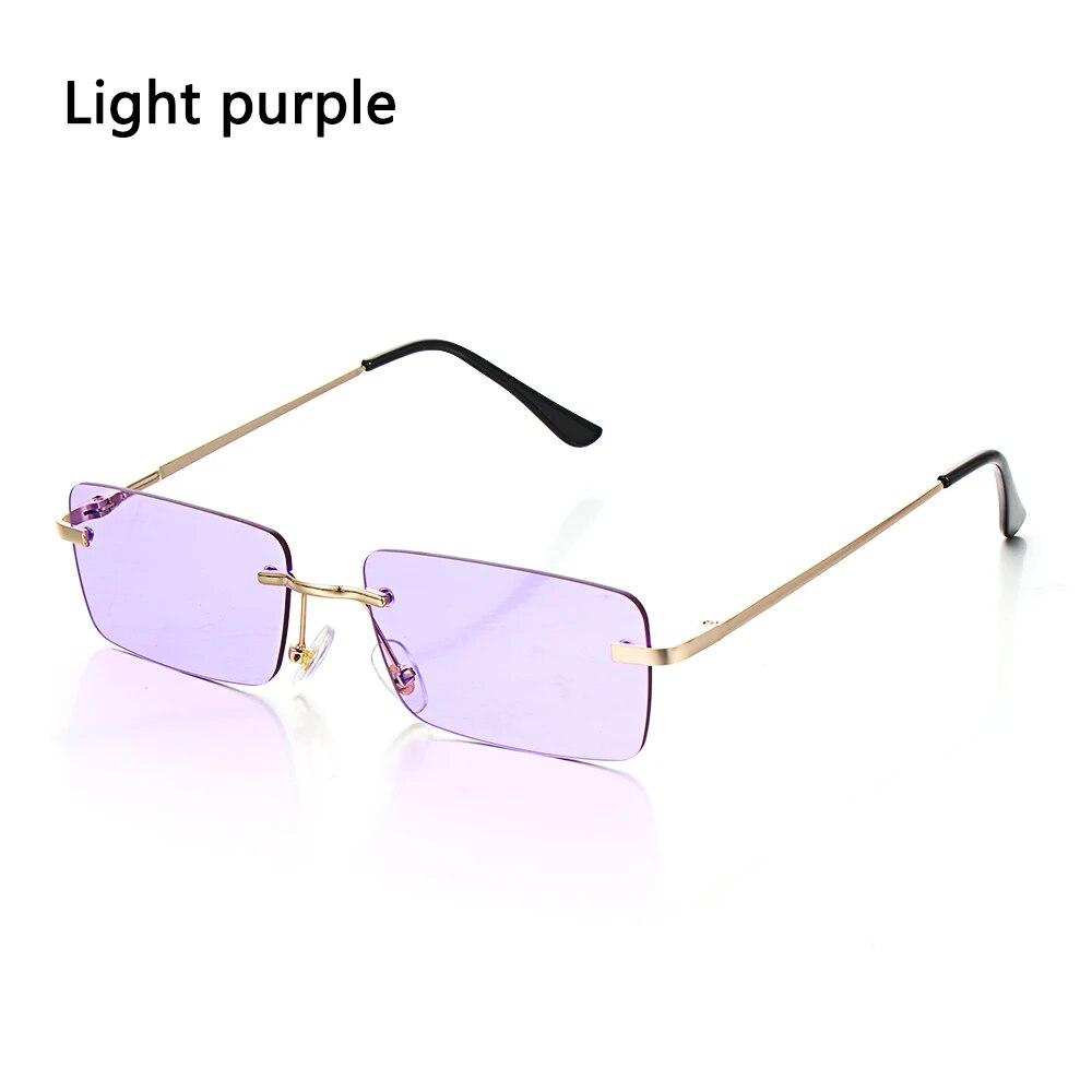 1PC Vintage Rectangle Sunglasses Luxury Gradient Eyewear Unisex Fashion Designer Sun Glasses UV400 Protection Eyeglasses