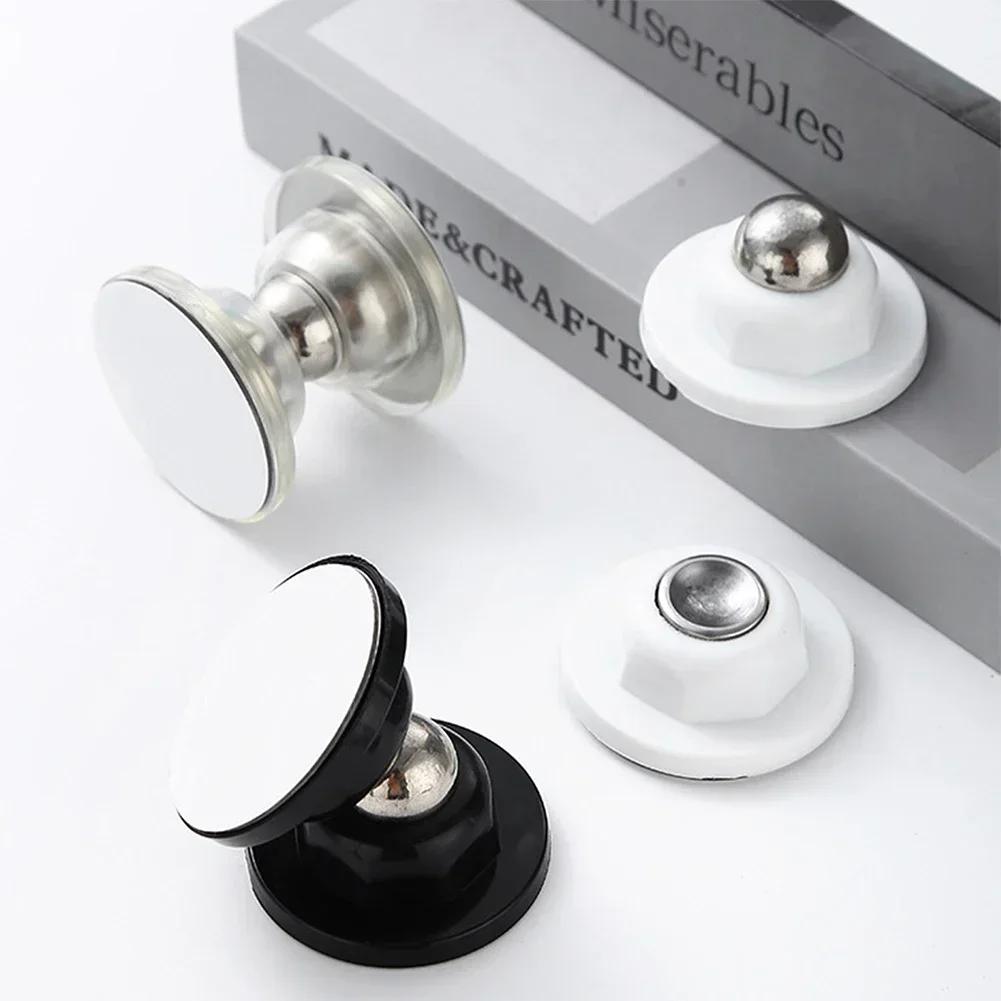 Silicone Door Stop Magnetic Door Stop Holder Anti Collision Windproof Doorstop Free-punch Wall Protector Hardware Accessories