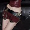 American Y2K Spicy Girl Low-Rise Denim Shorts: Women's Hip-Hugging, Stretchy, Sexy Wide-Leg Hot Pants
