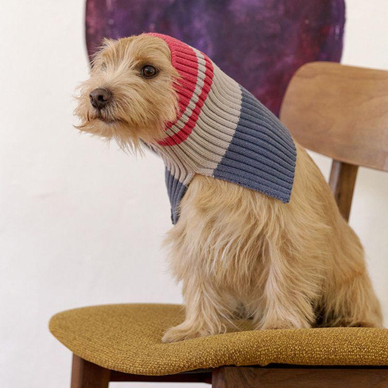 MUNIKUND Alle Neck Warmer - Pink Gray