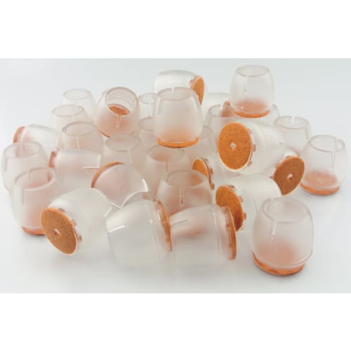 Maydahui Silicone Chair Leg Protectors (Set of 16, Round Legs - Fits 12-16mm Diameter Chair Legs) Chair Leg Caps, Reduce Noise, Prevent Floor Scratche