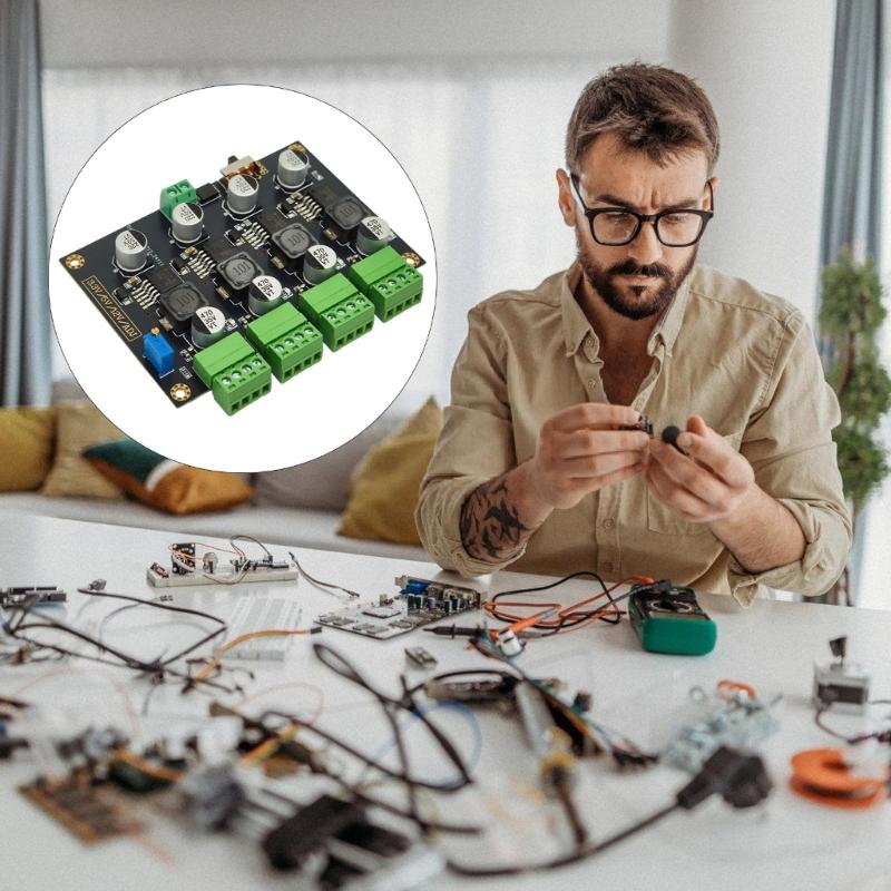 Multiple Output Direct Current Voltages Regulator Board With FR4 Fiberglass Material Stable Power Supply For Embed Systems