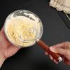 Frusta per impasto danese Manico in legno Uova Aste per mescolare crema Doppi fori Agitatore per torta di farina Frusta Utensili da cucina