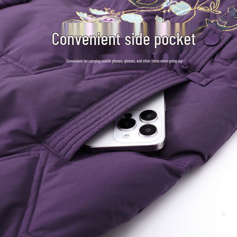Women's Mid-Length 90% Duck Down Winter Jacket