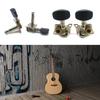 2 Left+2 Right Guitar Tuning Pegs Kits Guitar Machine Head Tuners Steel Pegs Set
