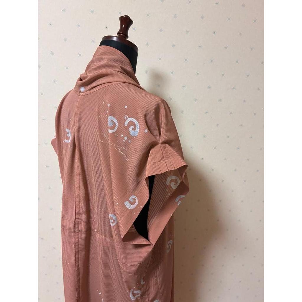 Used Kimono Remake Sheer Material Summer Kimono Long Length Haori