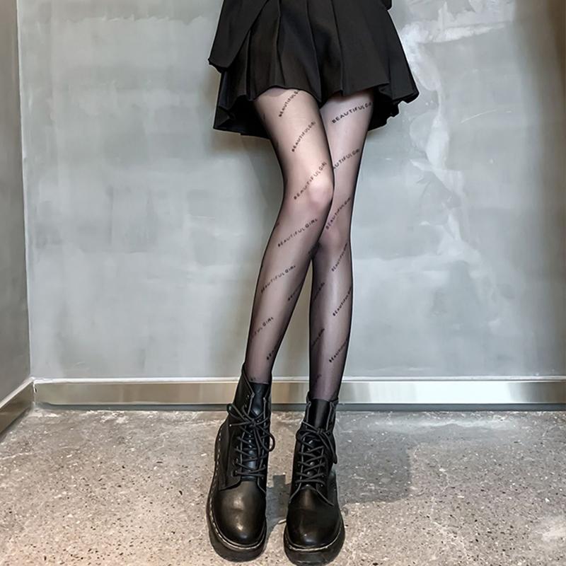 Calze Velate Gonne Di Jeans Con Calze Calzini Gonna E Calze A Rete