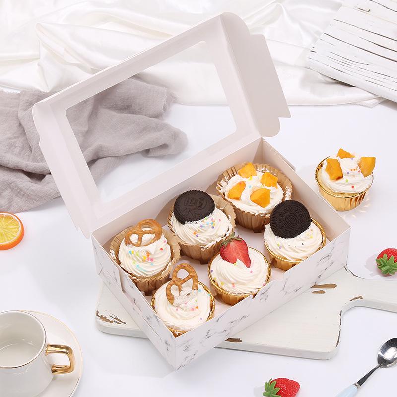 Transparent Cupcake and Pastry Takeaway Box