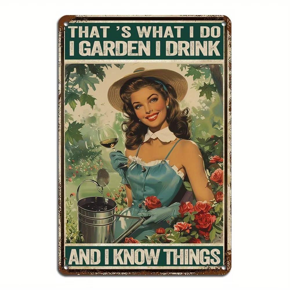 **Tin Sign Metal Wall Art Decor 20x30cm**