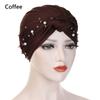 Stretch Head Scarf Indian Hat Women Turban Hat Muslim Hijab Cancer Chemo Cap Hair Loss Cover