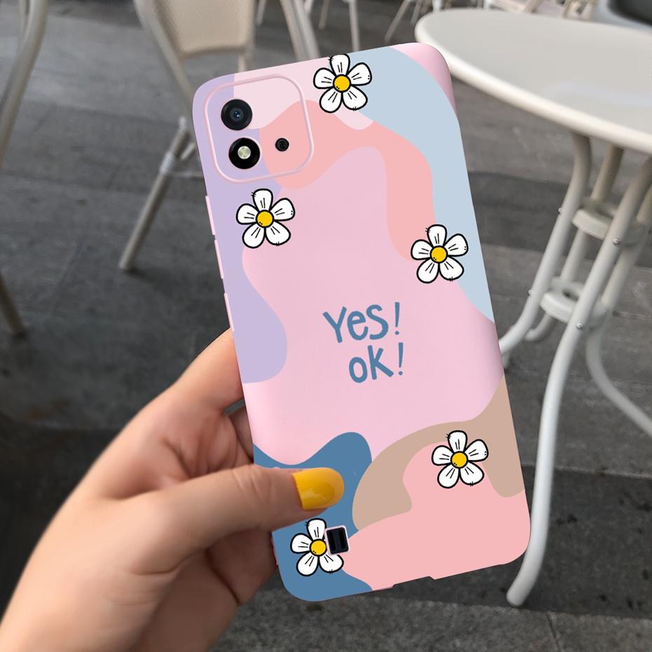 Lovely Pattern Phone Case For Realme C11 2021 C 11 2020 RMX2185 Macaroon Silicone Soft Cases Cover For Realme C11 (2021) RMX3231