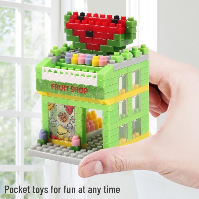 JIKER City Street Scene Micro Building Blocks for Kids