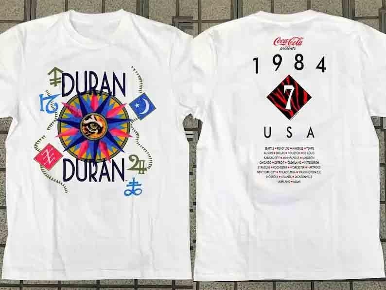 

Vintage 1984 Duran Duran Arena USA Concert Tour T-Shirt 3XL