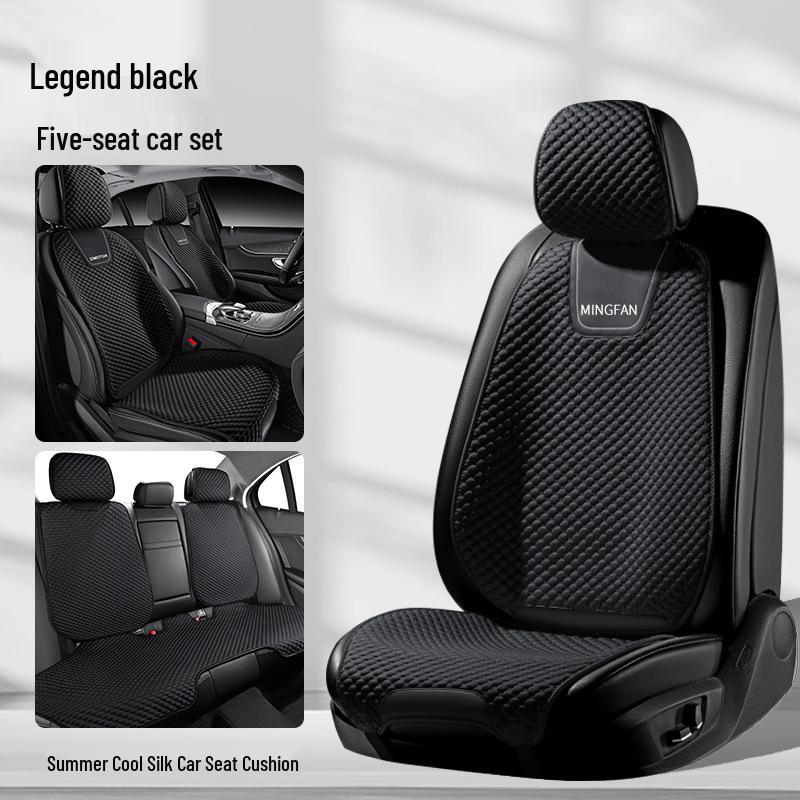 Universal Semi-Enclosed Car Seat Cover for Elantra, Langdong, Mingtu, Yuedong, Reina, and Verna - Fits Five-Seat Models for All Seasons