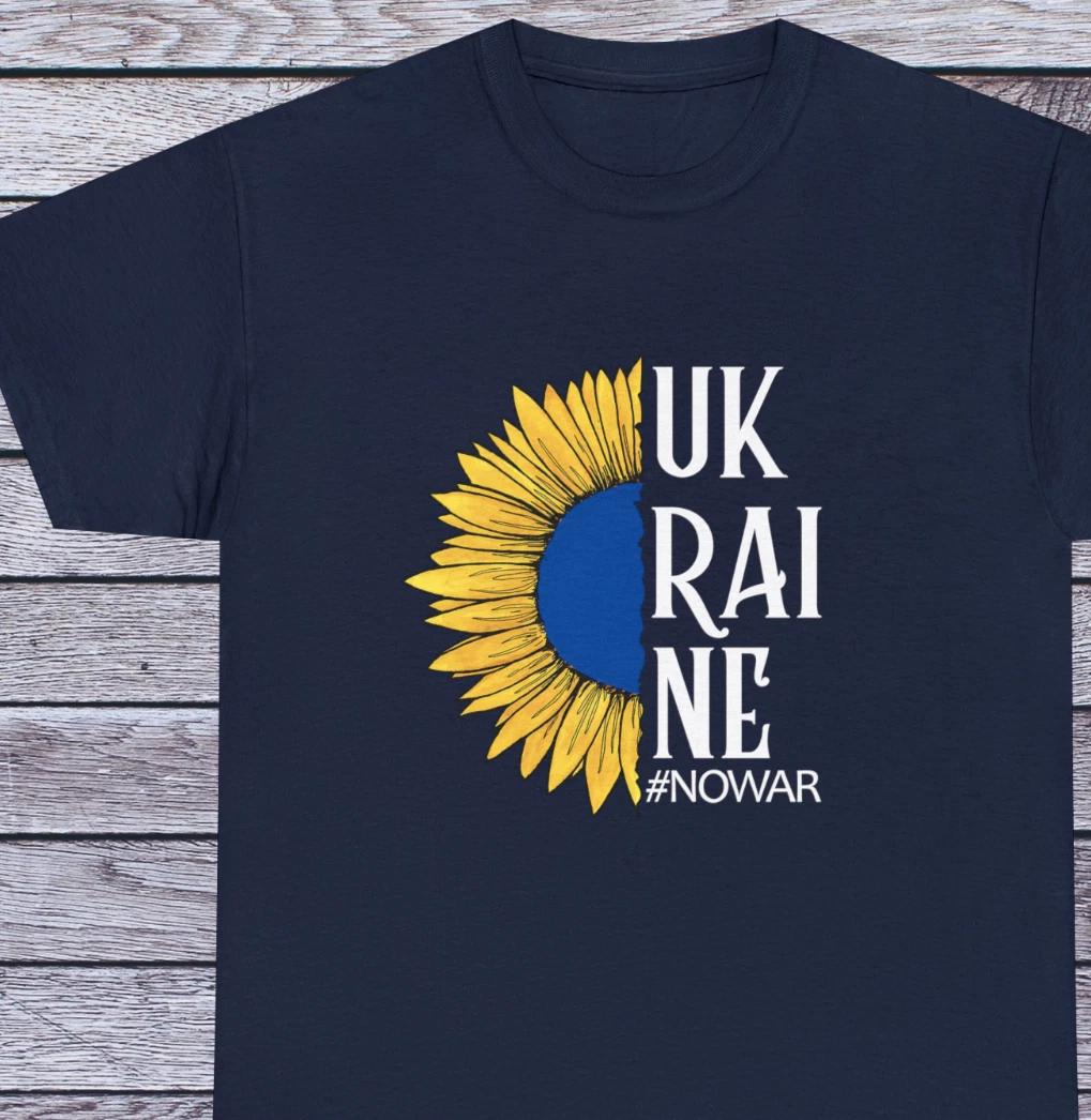 

Stop WAR Ukraine T Shirt I Stand With Ukraine No War Ukrainian Peace Shirt S
