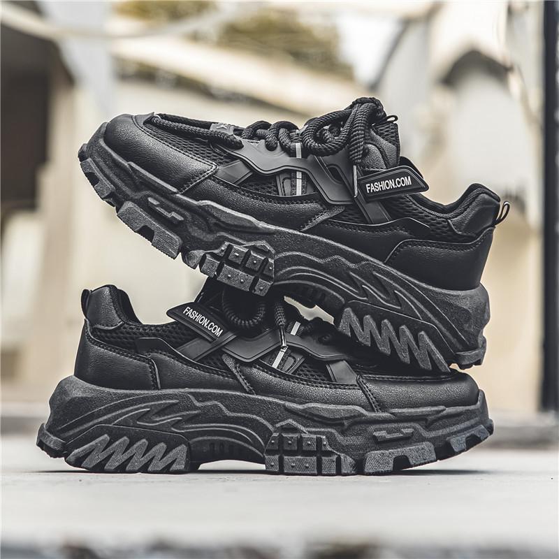 

Мужская обувь Кроссовки Мужская повседневная мужская обувь Теннис Роскошная обувь Кроссовки Race Дышащая обувь Модные лоферы Кроссовки для мужчин 45 чёрный