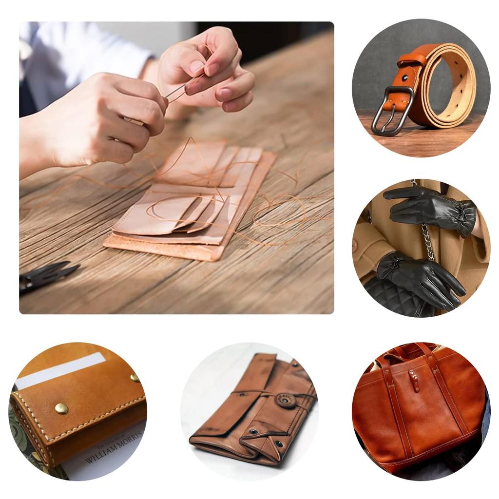 Leather craft leather craft leather craft leather leather leather needles and hole diamond punching tool stitching edge edge measuring wool glue