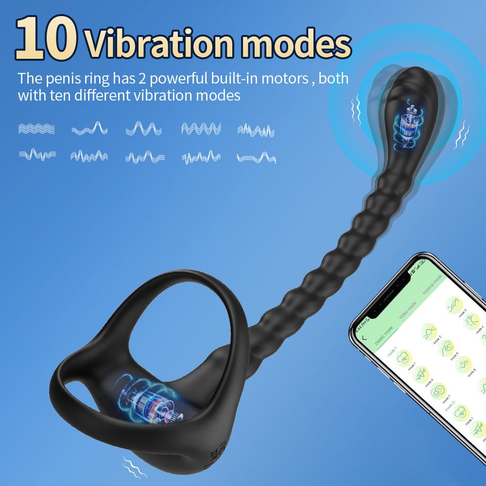 Butt Plug Cock Ring for Men Prostate Massager Vibrator Silicone Penis Ring Woman Gay Dildo for Anal Vibrators Sex Shop Toys 18+