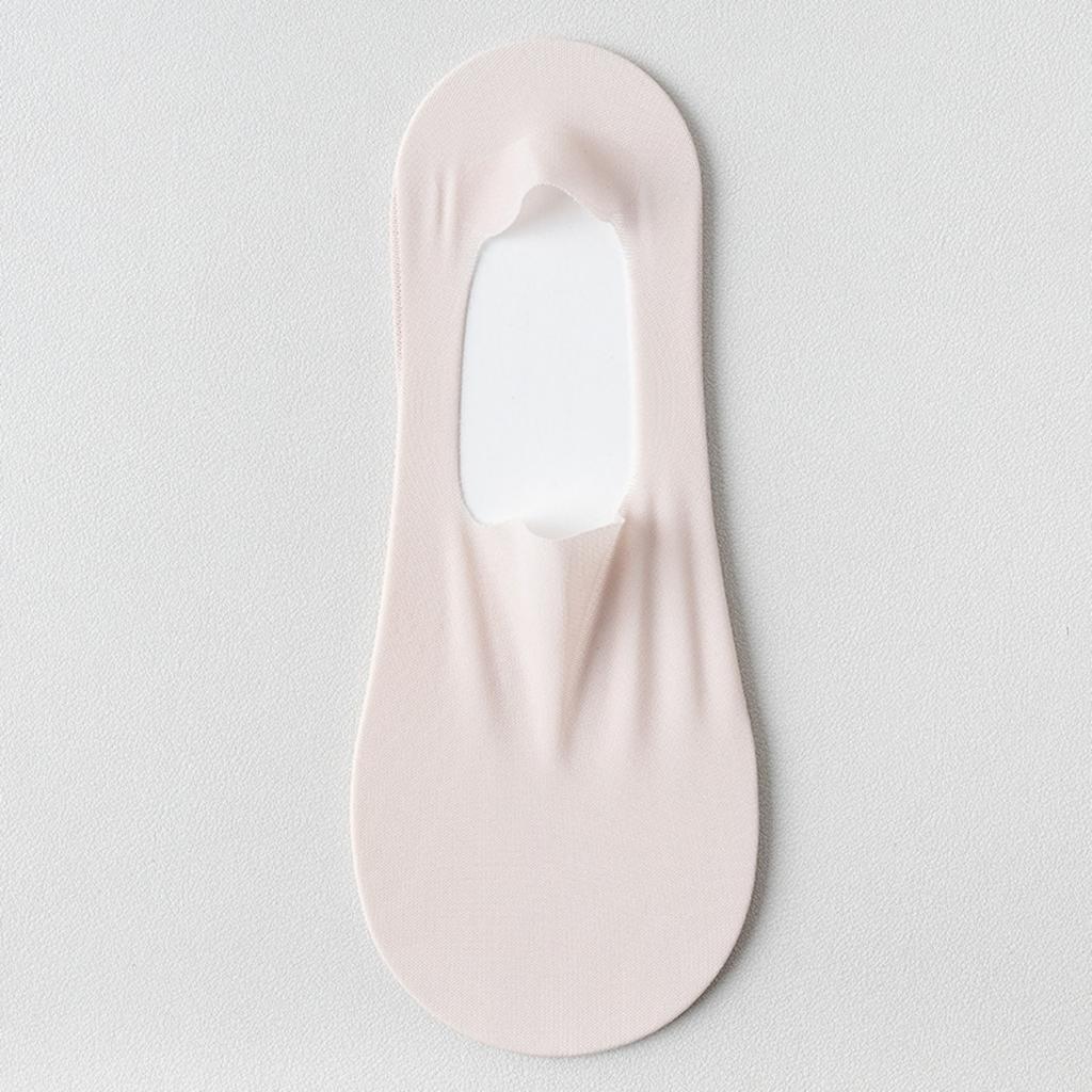 5 Perechi, Șosete Barcă pentru Femei, Ușoare, Respirabile, Anti-alunecare, Șosete Glezniere Invizibile, Călcâi Întărit, Culoare Solidă, Croială Confortabilă