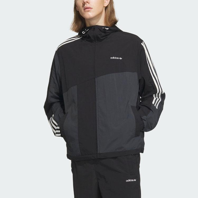 Adidas Originals Adicolor Tricolor Track Jacket Unisex Jackets Carbon-Black IU4819