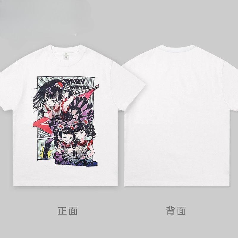 Babymetal Band Japanese Metal Rock Band Anime Cartoon Concert Clothing Shortsleeved Tshirt Attire