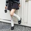 Y2K Harajuku Japanese Lolita Style Leg Warmers for Women Ankle Warmer Gothic Long Socks Knitted Cosplay Heap Heap Socks