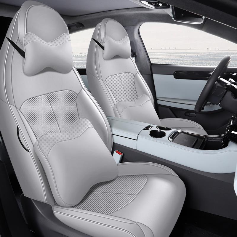 Leapmotor C01 Seat Cover - Breathable, Perforated Leather, 5-Seat, All-Season, Ice Silk Cushion 2022.