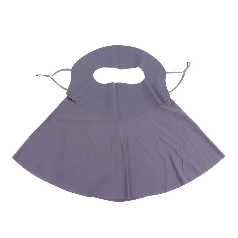 Women Sun Protection Face Mask With Drinking Hole Ice Silk Cooling Uv Block Neck Cover For Cycling Outdoor Summer Accessories