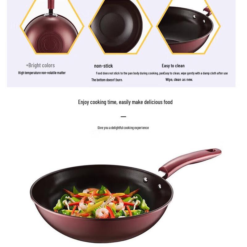 Deslon Luxuan Feineisen Antihaft-Kochgeschirr 3-teiliges Set