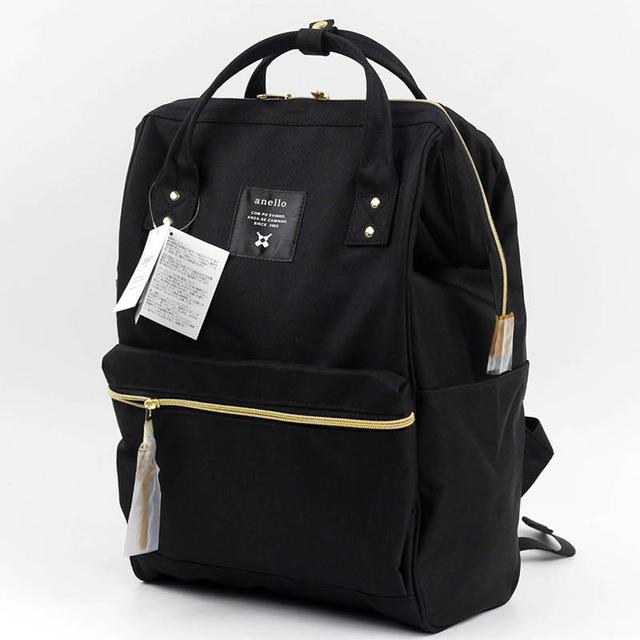 

Женская сумка и рюкзак Оксфорд, легкий противоугонный компьютерный рюкзак, сумка для колледжа, японский бренд, водонепроницаемые школьные рюкзаки с кольцом One Size чёрный