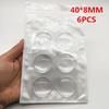 Silicone Self Adhesive Furniture Pads Crib Bumper Pads  Refrigerator Anti-collision Strip Wall Protector Door Stopper Silencer