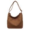 Large Capacity Canvas Bag Women's 2025 New Casual Fashion Commuter Tote Bag Simple Fashion Shoulder Messenger Bag