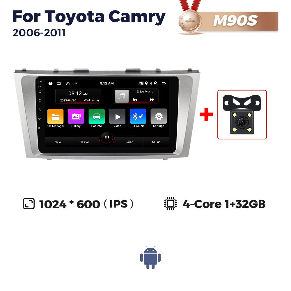 Navifly 2Din Android Car Radio For Toyota Camry 7 XV 40 50 2006-2011 Multimedia Video Player GPS Carplay Auto Stereo Head Unit