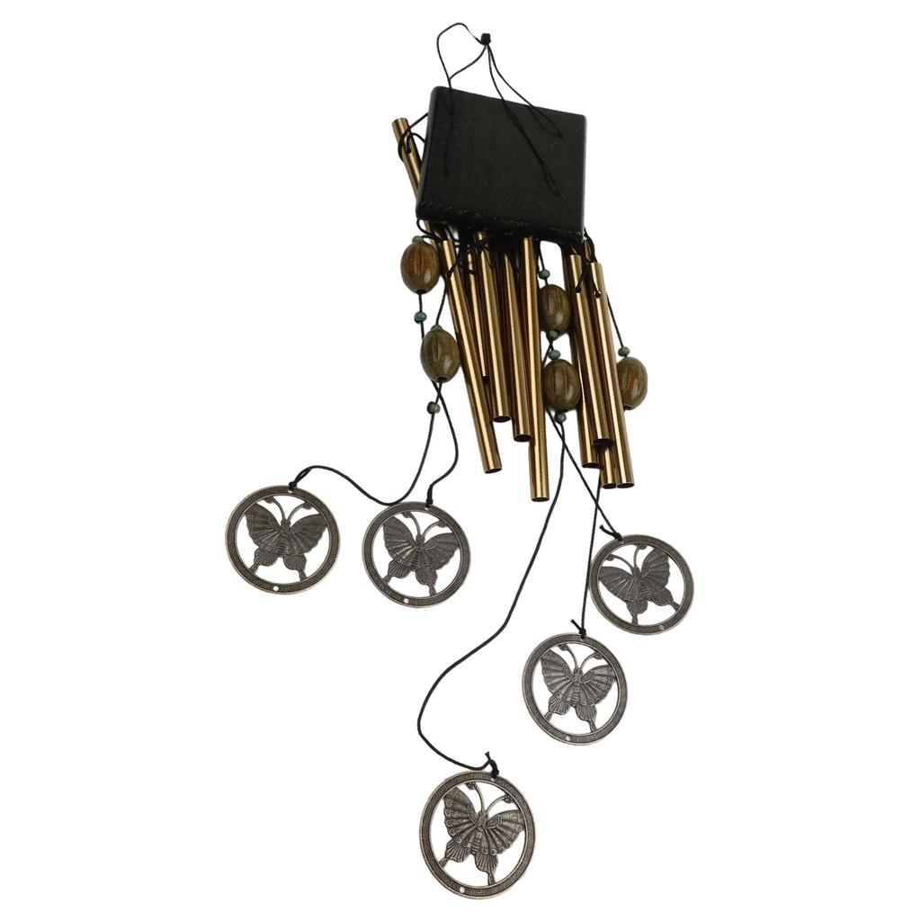 Bell Windchime 60cm Height Chapel Decor Garden Porch Wind Chime 1 Pc 13cm Tube Length Home Metal Outdoor Patio