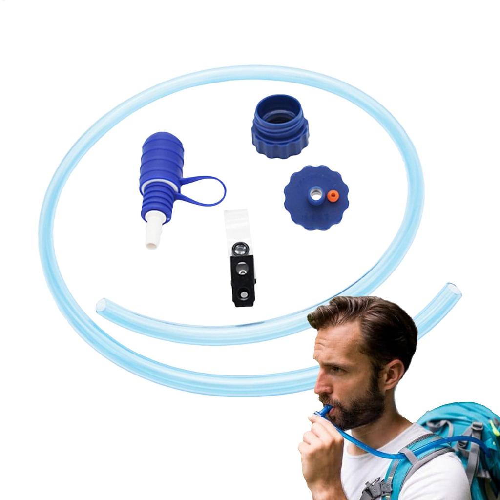 Drinkslang voor Waterfles Hydratatiesysteem Drinkslang Kit Rugzak Waterfles Drinkslang Kit voor Bootvaren Kamperen Vissen