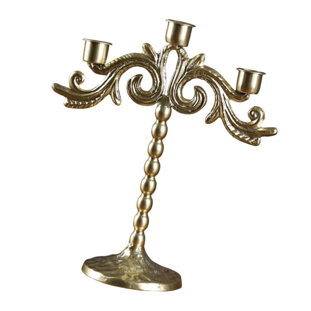 Candle Holder Ornament, Lightweight, Sturdy, Candlestick Holder, Candle Stand, Home Decoration for Dining Room Living Room