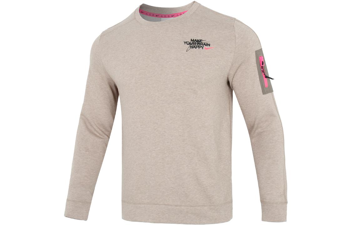 

Nike Sweatshirts Men s Gray Crew Neck Moderate Regular DQ7867-040 XXL