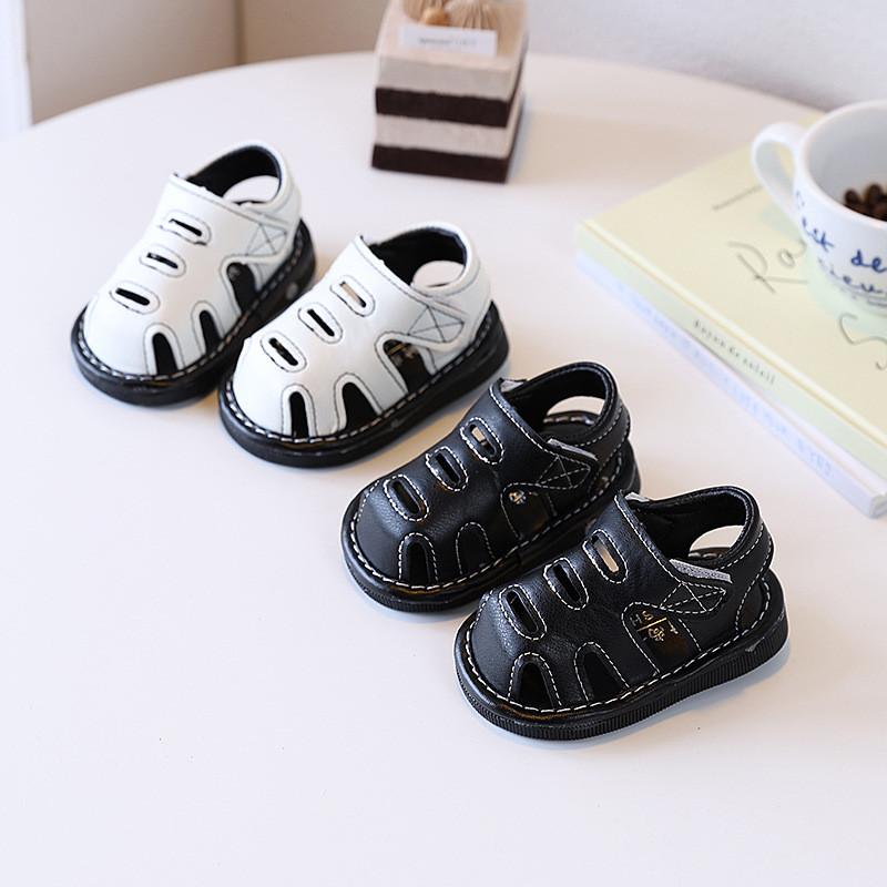 Baby Toddler Soft Sole Shoes With Velcro For Summer And Autumn Comfort