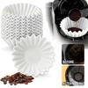 50-100Pcs Kraft Paper Coffee Filter Papers Bowl Shape Origami 2-4 Cups Wave Dripper Coffee Filter Papers Disposable Coffeeware