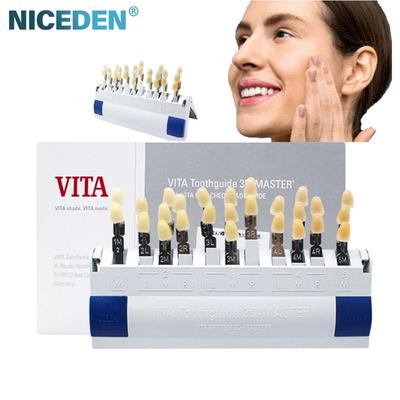 NICEDEN 29 barev VITA Tooth Guide 3D Master Dental Bleach Shade Guide Bělení zubů Porovnání zubní kliniky Kolorimetrická destička