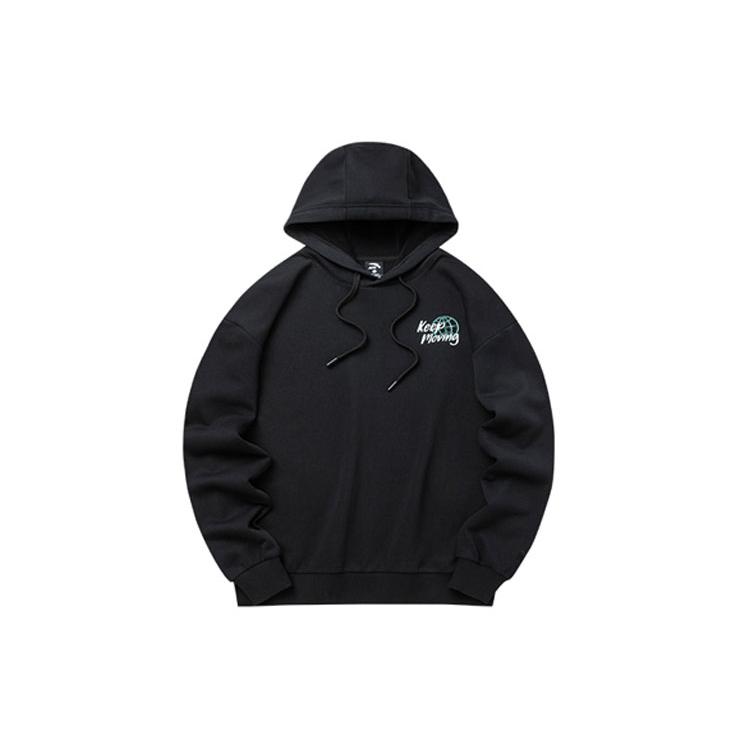 Толстовка Anta Life Collection Унисекс Черная 952218734-4 S